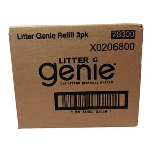 NEW Litter Genie Cat Litter Disposal System Standard Refills 3 Pack Kitten Pet